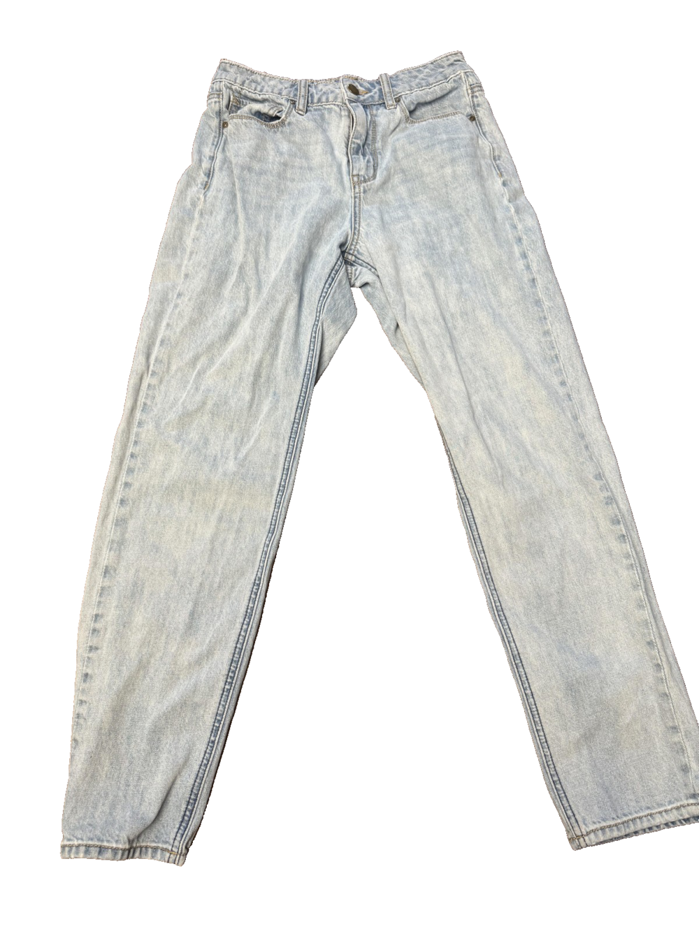 Empyre Jeans Womens Size 1 Light Wash Eileen Mom Jean High Rise Tapered Denim